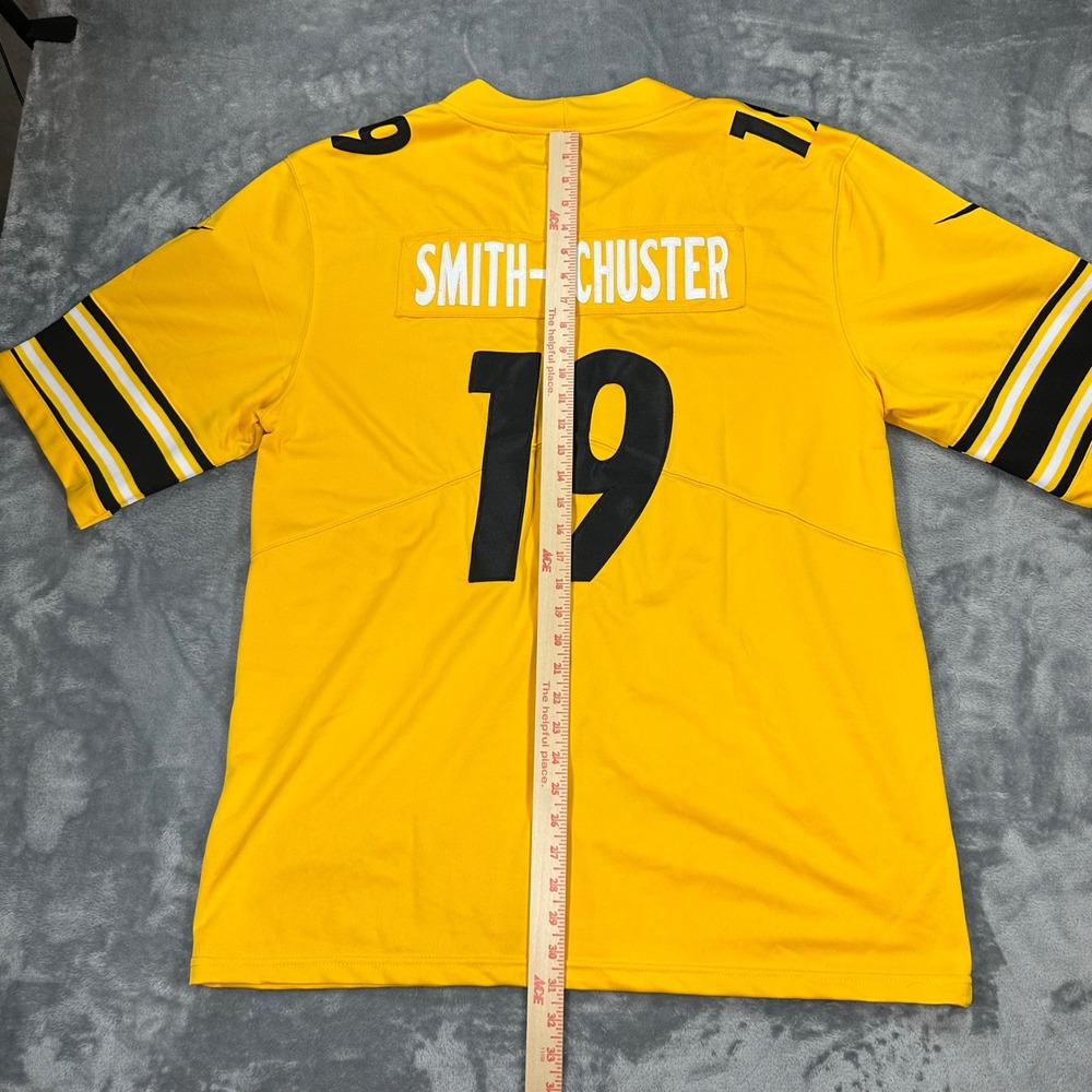 Nike NFL Pittsburgh Steelers JuJu Smith-Schuster 19 Jersey Yellow Mens XL - Picture 10 of 12